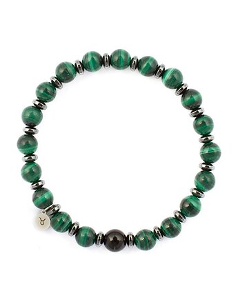 Męska bransoletka zodiakalna - Byk, Kulka Bransoletki