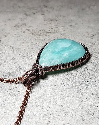 Amazonit - kamień młodości m225, JanArt