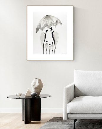 Grafika 40X50 cm wykonana ręcznie, MiniMalArt