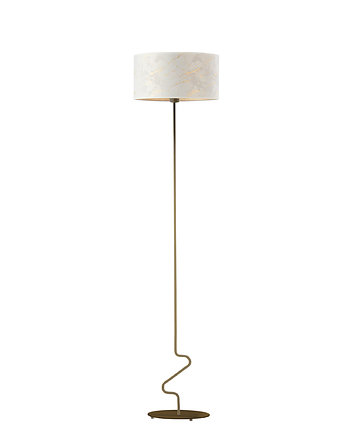 Elegancka lampa stojąca do salonu w stylu glamour JERSEY MARMUR, LYSNE