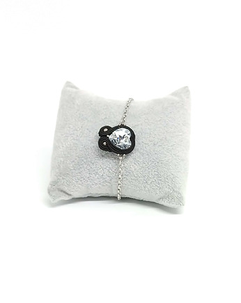 Bransoletka sutasz z sercem Swarovski crystal, Noiree