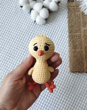 Mini kurczaczek, kurka, kurczak, szydlAnki