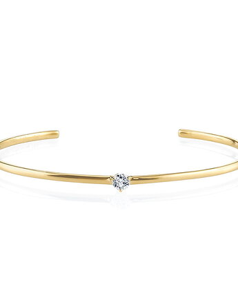 Złota bransoletka obręcz "Golden Dot"- srebro 925 pozłacane, Coccola JEWELLERY