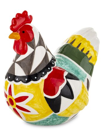 Dekoracja - figurka KURA - II kolorowa 22,5x15x23 cm, MIA home