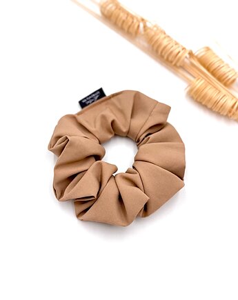 Scrunchie/frotka Beżowa, wu handmade