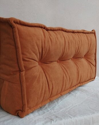 Zagłówek Materac francuski futon Poducha Pikowana kolor Cegła, nisza