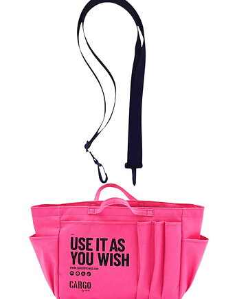 Organizer "SERCE TORBY" pink z pasem, CARGO by OWEE