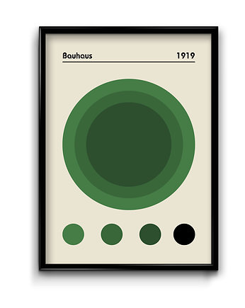 Plakat Bauhaus Green No.2, Bury Lis