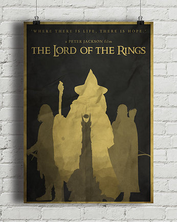 Plakat The Lord of the Rings, minimalmill