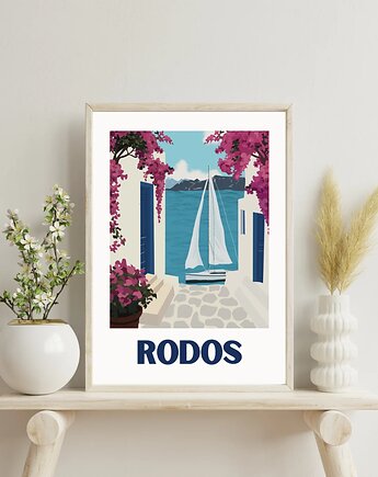 RODOS - plakat Grecka wyspa, GG STORE
