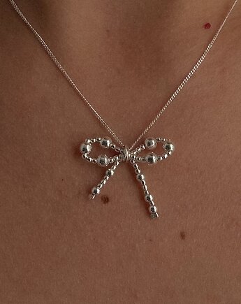 Naszyjnik Kokardka srebro, Vander jewelry