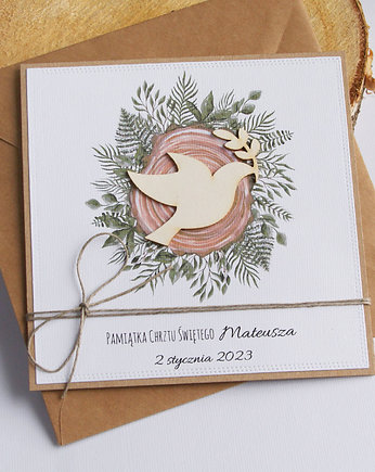 Kartka, PERSONALIZACJA : Chrzest Święty, kaktusia