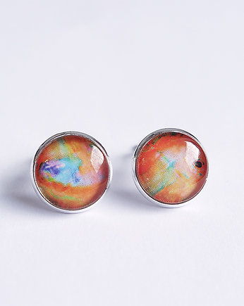 Klipsy - Kolorowe, pomarańczowe, yenoo