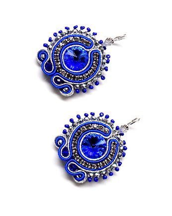 Sutaszowe kolczyki SAPHIR, Sylwia Żak