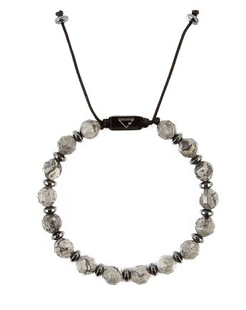 Męska bransoletka z kamieniem równowagi, Kulka Bransoletki