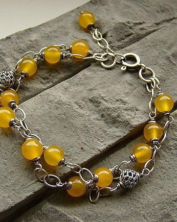 Yellow  - bransoletka skrócona, RayOfArt
