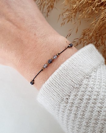 bransoletka z iolitem, LEI handmade 