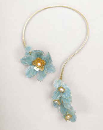 Naszyjnik MAELI blue, wSuffka