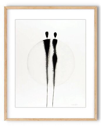 Grafika 40X50 cm wykonana ręcznie, MiniMalArt