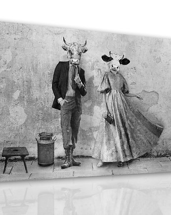 Obraz na płótnie  Krowy 120x80, LUdesign gallery