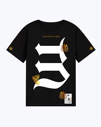 T-Shirt bawełniany 'Niebieski Robi Kreski', Warsaw Raw