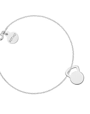 Srebrna bransoletka kettlebell, SOTHO