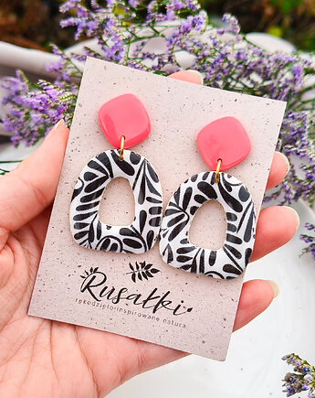 Kolczyki nowoczesne, oryginalna biżuteria na każdą okazje mały prezent, Dary Rusałki