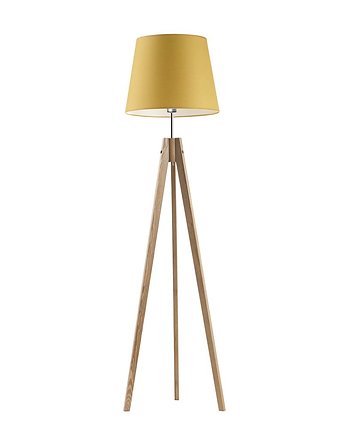 Elegancka lampa podłogowa z drewna na 3 nogach ARUBA, LYSNE