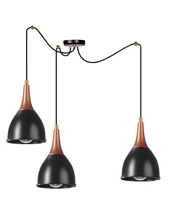 Lampa Spyder Pająk Potrójny Metal Loft LED, SkyLighting