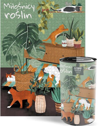 Miłośnicy Roślin Puzzle 1000 Elementów, Wosk i Knot