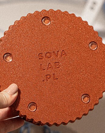 Składany kołowrotek - stojak na włóczkę  Yarn spinner - MARBLE RED, sovalab