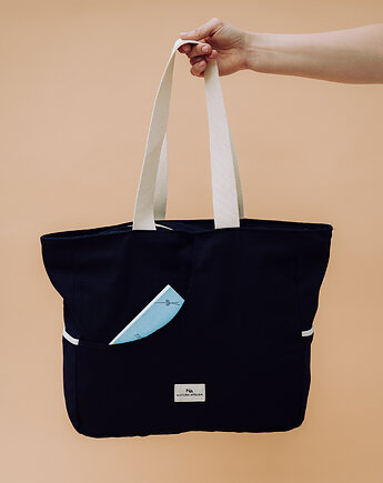 Torba Shoperka Navy Amphibian, NATURA ATELIER