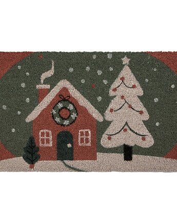 Wycieraczka wejściowa, kokosowa, świąteczna 45x75 cm, MIA home