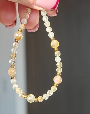 Bransoletka sukcesu cytryn, NESSING handmade