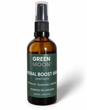 Wegańska wcierka do włosów HERBAL BOOST, GREEN MOON