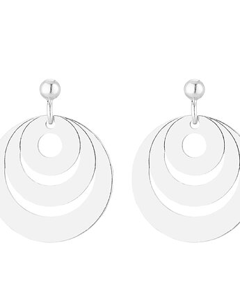 Srebrne kolczyki potrójne koła, SOTHO