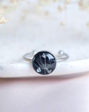 Pierścionek z  rzęsek dmuchawca, nature gift