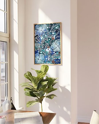 Plakat Kwiaty, Malgorzata Domanska