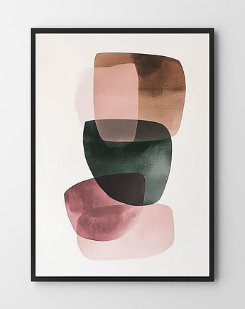 Plakat Abstrakcja duo 2, HOG STUDIO