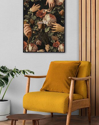 Plakat Hands, zlepki sklejki