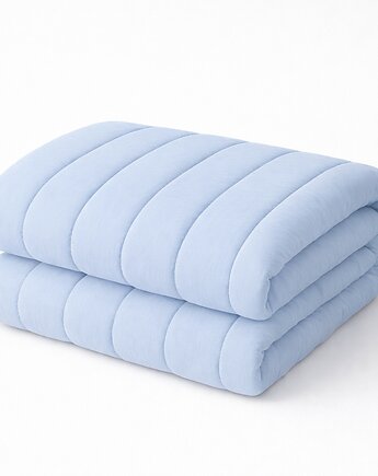 Kołdra bezposzewkowa bawełniana, błękit - 180x200cm, Linen House