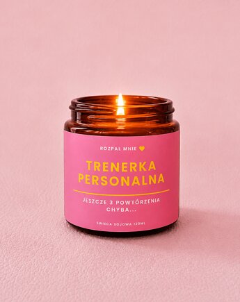 Świeca sojowa Trenerka Personalna, SOy
