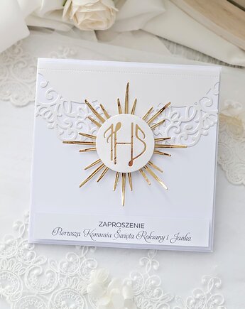 Zaproszenie komunijne dla chłopca i dziewczynki, Osobiste Prezenty