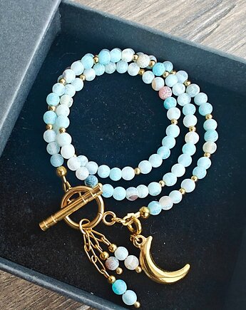 Klasyczny agat z księżycem, NESSING handmade