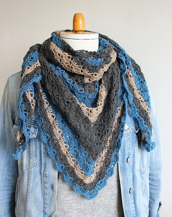 Chusta szydełkowa tricolors 3, RękaProduction