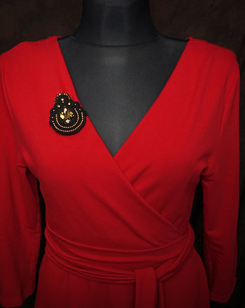 Elegancka broszka soutache, Mró Soutache