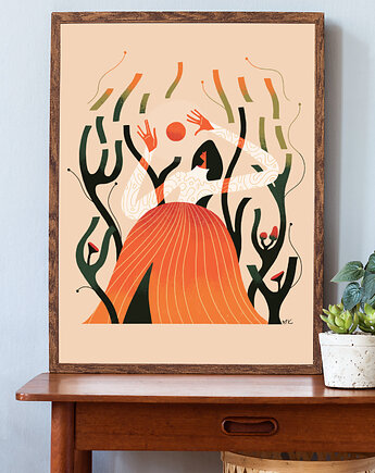 Plakat Shroom Lady I, Magdalena Kozlicka