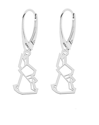 Kolczyki KRÓLICZKI- srebro,złoto,różowe złoto, ISSI Jewelry
