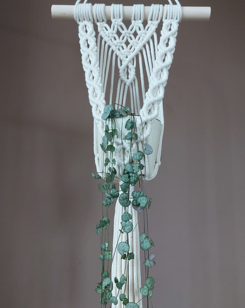 Kwietnik na drewnianym drążku, Passatempo handmade