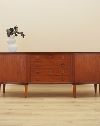 Sideboard tekowy, duński design, lata 60, produkcja: Dania, Przetwory design